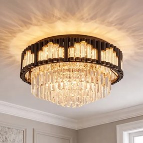 BRILAGI - LED stmievateľné stropné svietidlo CROWN LED/41W/230V priemer 48 cm čierne + DO