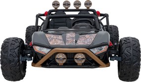 Ramiz Detská pretekárska bugina na batérie 5 Čierna + motory 2x200W + diaľkové ovládanie + zvuková LED dióda + pomalý štart