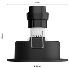 Philips - SADA 3xLED RGBW Stmievateľné podhľadové Hue CENTURA 1xGU10/4,2W/230V