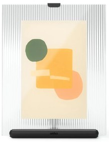 Čierny sklenený stojací rámček 16x20 cm Flute – Umbra