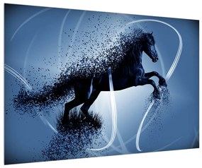 Moderný obraz koňa (90x60 cm)