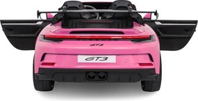 Elektrické autíčko Porsche 911 GT3 STRONG MP4 ružové