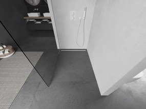 Mexen Kioto, Walk-In sprchová zástena 120 x 200 cm, 8mm číre sklo, biely profil, 800-120-101-20-00