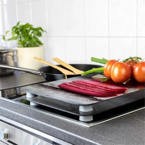 WENKO 2521496100 - Kryt na varnú dosku 52x30 cm pestrofarebný/sivý/priehľadný