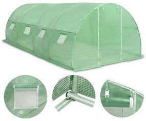 vidaXL Skleník 18 m² 600x300x200 cm