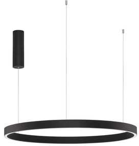 LED luster Elowen 80 čierne
