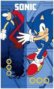 Detský uterák Ježko Sonic - praktický a štýlový doplnok pre deti - 100% bavlna - 30 x 50 cm