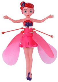 Lean Toys Ružová bábika ovládaná pomocou ruky