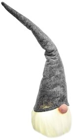 Tutumi Tutumi, LED vianočný svietiaci škriatok 40cm YX039, šedá, CHR-09633