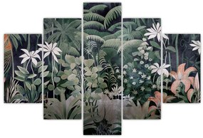 Obraz - Maľovaný vzor džungle (150x105 cm)