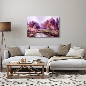 Obraz - Jesenná krajinomaľba (90x60 cm)