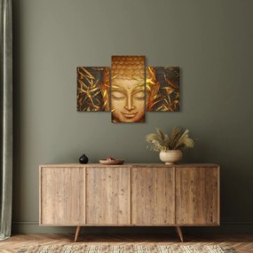 Obraz - Zlatý Budha (90x60 cm)