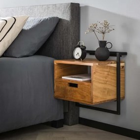 Nočný stolík 25-96 Air Drevo Acacia  - Komfort-nábytok