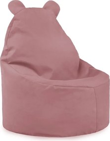 Detské kreslo Sako TEDDY – mäkké plyšové kreslo pre najmenších Farba: Modrý