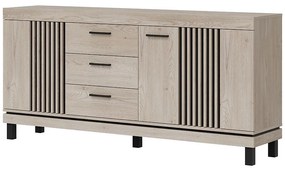 Komoda Mati Mi05 Dub Crem/Čierna