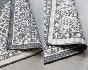Obojstranný koberec Elle Decoration GEMINI Meekly strieborný