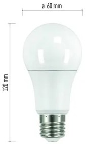 EMOS LED žiarovka, E27, A60, 14W, 1521lm, 4100K, neutrálna biela / denné svetlo