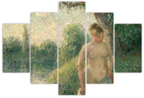 Obraz - Camille Pissarro, The Bather, reprodukcia (150x105 cm)