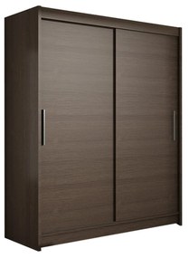 Veľká šatníková skriňa WESTA I čokoládová šírka 150 cm