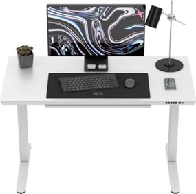 Elektrický výškovo nastaviteľný stôl Mark Adler Leader 8.5 biely