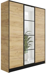 Skriňa Eden 3d 157 Dub Craft Zlatý 1