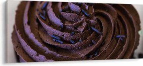 Obraz - Čokoládový Cupcake (120x50 cm)