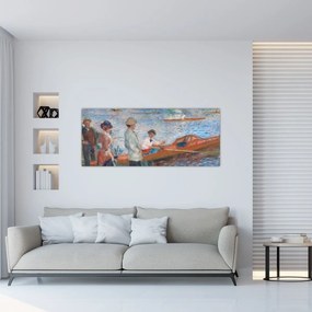 Obraz - Auguste Renoir, Oarsmen at Chatou, reprodukcia (120x50 cm)