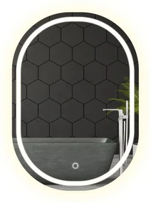 Tutumi Tutumi, LED oválne zrkadlo 80x60cm P10408 DDJ, HOM-02835