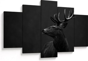 Obraz - Portrét jeleňa (150x105 cm)
