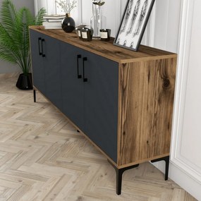 Skrinka Kiev Walnut and Anthracite