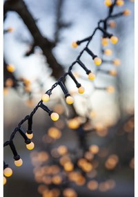 Vonkajšia svetelná LED reťaz Star Trading Berry Mini, dĺžka 14 m