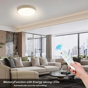 Brilagi - stmievateľné LED svietidlo POOL LED/36W/230V 3000-6000K priemer 30 cm béžové + diaľkové ovládanie