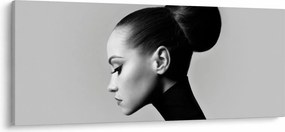 Obraz - Profil krásnej ženy (120x50 cm)