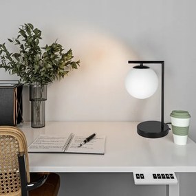 Stolová lampa 1xE27/40W/230V čierna/biela
