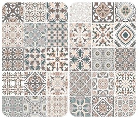 WENKO 53904100 - Kryt varnej dosky 30x52 cm pestrofarebný/sivý/priehľadný