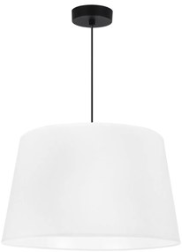 Závesné svietidlo Gaja, 1x biele textilné tienidlo, (fi 44cm), b
