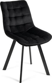 Noela Jedálenský set CERAMON 140 biely + 4x stolička BELLA čierna