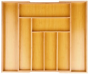 Organizér do zásuvky, príborník nastaviteľná šírka 35,5 - 54,5 x 45,5 cm