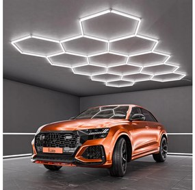 LED stropné svietidlo LED/456W/85-265V 6500K 522x298 cm CRI 90 IP54 biela