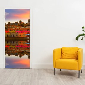 Fototapeta na dvere - Miesto na letné kúpanie (95x205cm)