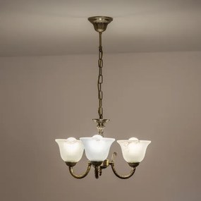 BRILAGI - Luster na reťazi CLASSIC 3xE14/10W/230V mosadz