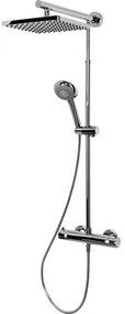 Sprcha Duschmaster Schulte Rain s termostatom, hlavová sprcha hranatá (D9641 02)
