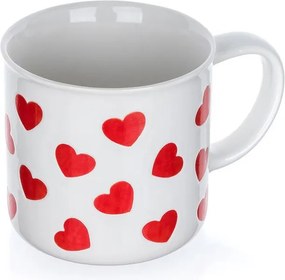 Súprava keramických hrnčekov RED HEARTS 350 ml 2 ks