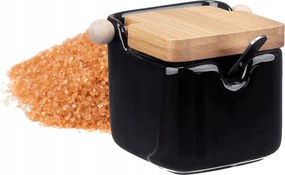 Eko Roztomilá Cukornička Cukornica Na Soľ Keramická S Pokrievkou Ar Bambus