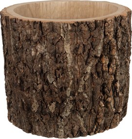 Prírodný kvetináč z kmeňa stromu Paulownia - Ø 35*30cm