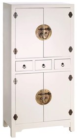 Biela skrinka 63x131 cm Oriente – Ixia