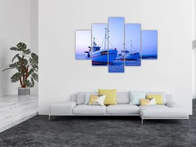Obraz - Vylodenie za súmraku (150x105 cm)