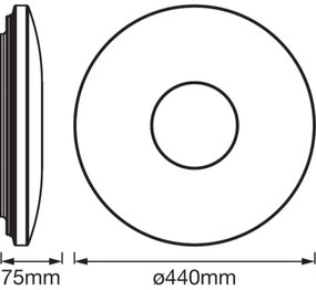 Ledvance - LED Stropné svietidlo so senzorom SPARKLEDOT LED/32W/230V