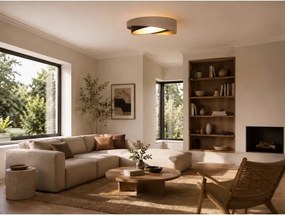BRILAGI-LED Stropné svietidlo VELVET TWIST LED/24W/230V 4000K priemer 55 cm béžová/hnedá/zlatá