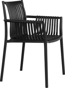 Záhradná stolička Tantinaina (čierna). Akcia -10%. Vlastná spoľahlivá doprava až k Vám domov. 1147718